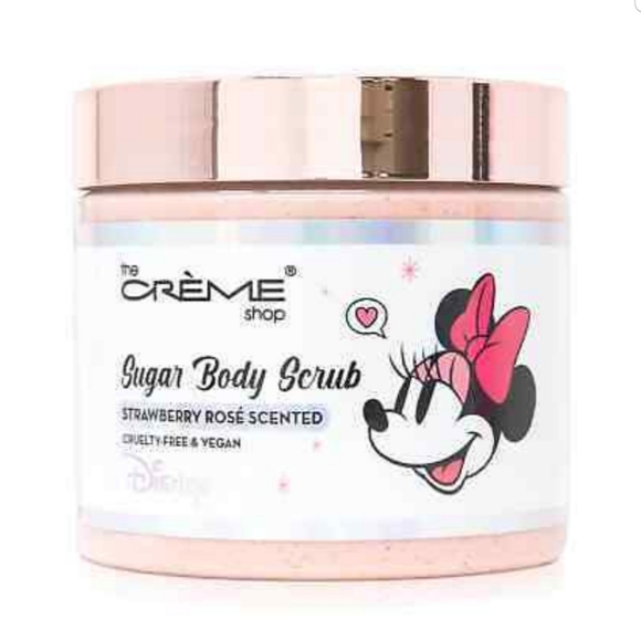 Disney Minnie Mouse the CREME shop Strawberry Rose Fantasy Sugar Scrub Bath Set - Picture 2 of 7